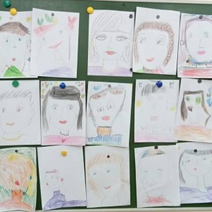 Рисунок"Портрет любимой моей мамочки"