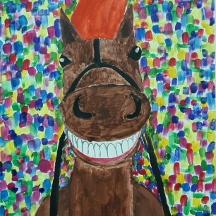 "Новогодний конь для Деда Мороза"