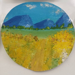 Красавица осень в горах и в  русской берёзе.