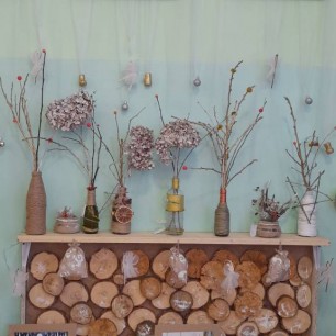 Новогодняя инсталляция "Гостиная галерея Символов Русского Нового года"