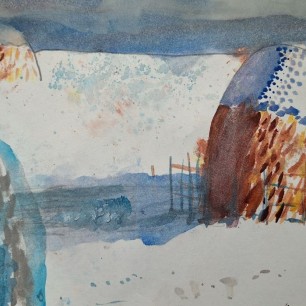 Снежное поле