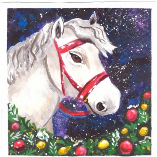 "В Новый год - на полном скаку"