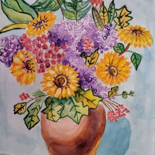 "Натюрморт с подсолнухами"