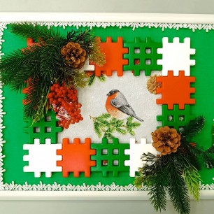 Панно "снегирь"