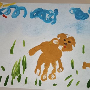 Пес Корки на улицу пошёл, косточку нашёл.