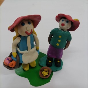 Красная шапочка с бабушкой