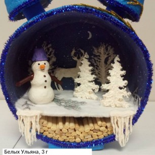 Снеговик в волшебном лесу