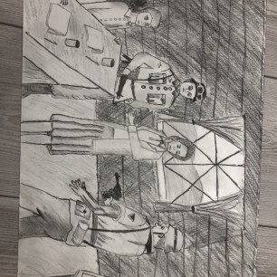 У классной доски