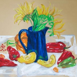 Натюрморт из овощей