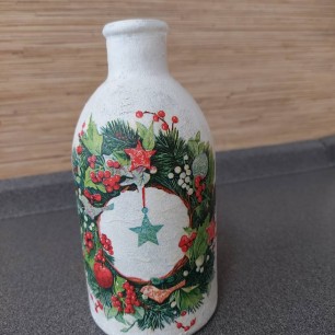 Ваза "Новогодний венок"