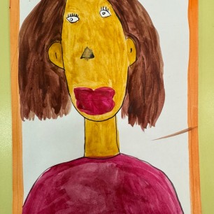 Портрет моей любимой мамы