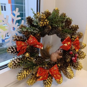 Рождественский  венок