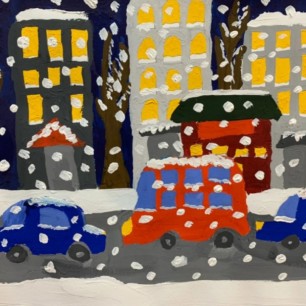 "Вот и зимушка пришла!"