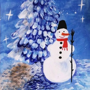 "Ночь и снеговик"
