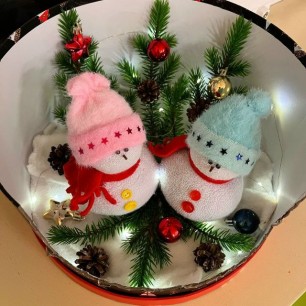 Новогодние снеговики