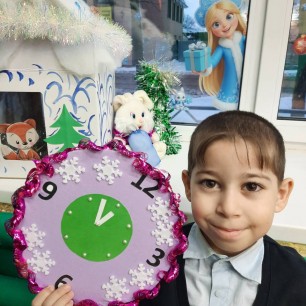 Новогодние часы