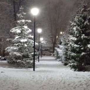 Зима в родном городе