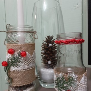 Вазочки новогодние