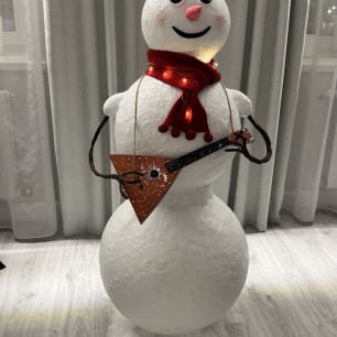 Снеговик Вася поздравляет с Новым годом