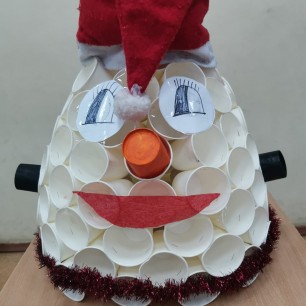 Новогодний снеговик