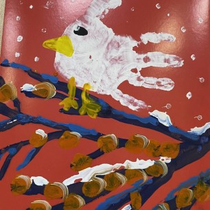 Белая шубка