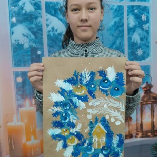 "Новогодний венок"