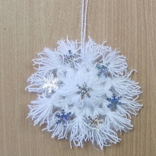 Снежинка-пушинка