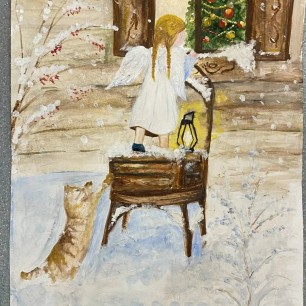 "Снежинкой спустился с небес Ангелок..."