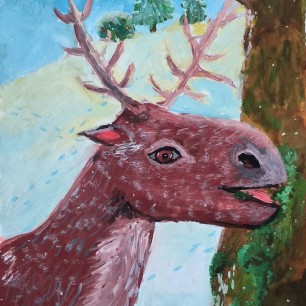 Завтрак оленя