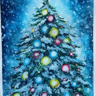 Новогодняя ель