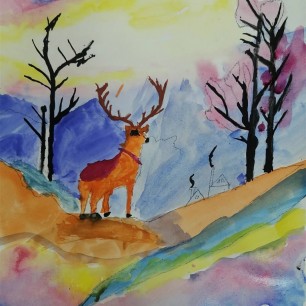 Рассвет в горах