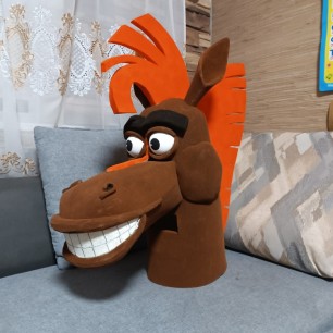 Конь Юлий (голова для ростовой куклы)