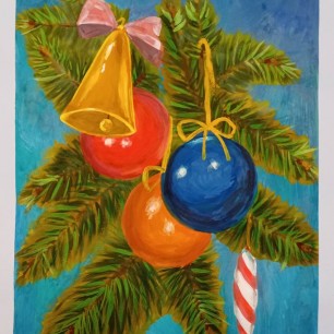 "Новогодние игрушки, свечи и хлопушки..."