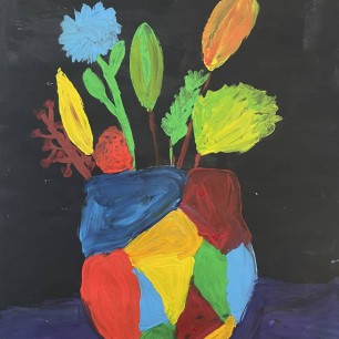 Ваза с цветами