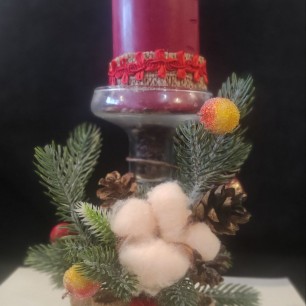 Новогодняя свеча