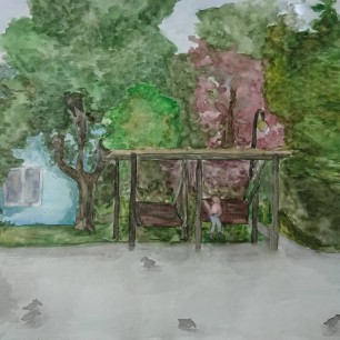 Утро в моём посёлке Приморский