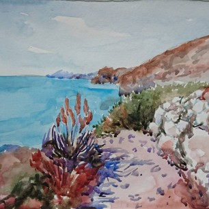 Орджоникидзе. Тихая бухта. Камни и море