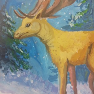 Величественный олень