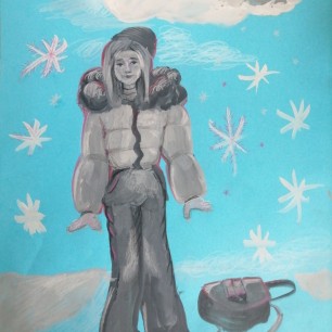 Зимняя прогулка после школы