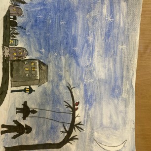 А снег идет