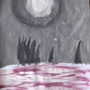 Ночь лунявая