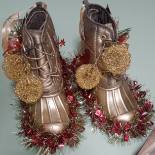 Новогодние сапожки