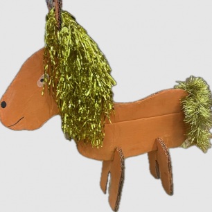 Новогодняя лошадка