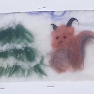 Хвостатое рыжее чудо.