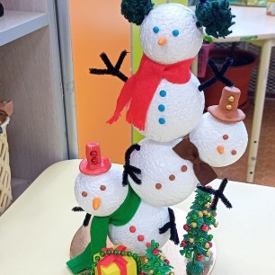 "Снеговики непоседы"