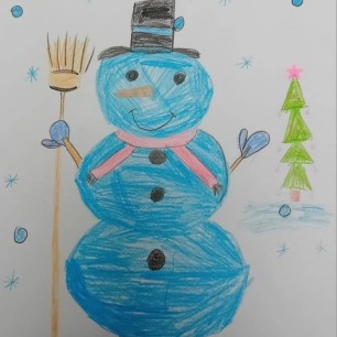 "Весёлый снеговик"