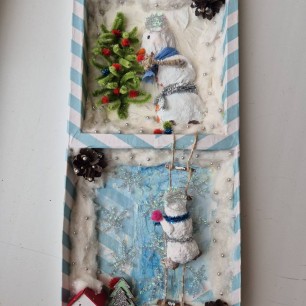 Новогоднее приключение снеговиков