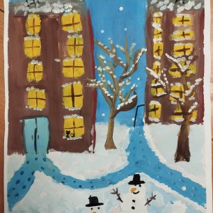 Зима в городе