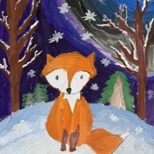 В зимнем лесу