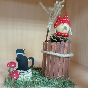 "Баба Яга и Кот учёный"